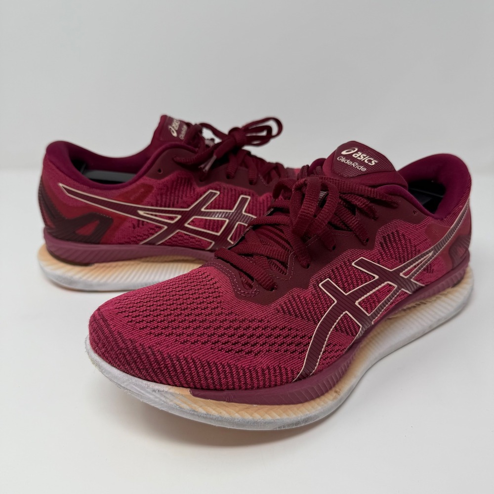 Asics Running Shoes Size 10 Glideride 1012A699 Rose‎ Peral/Breeze 25.5cm Women's